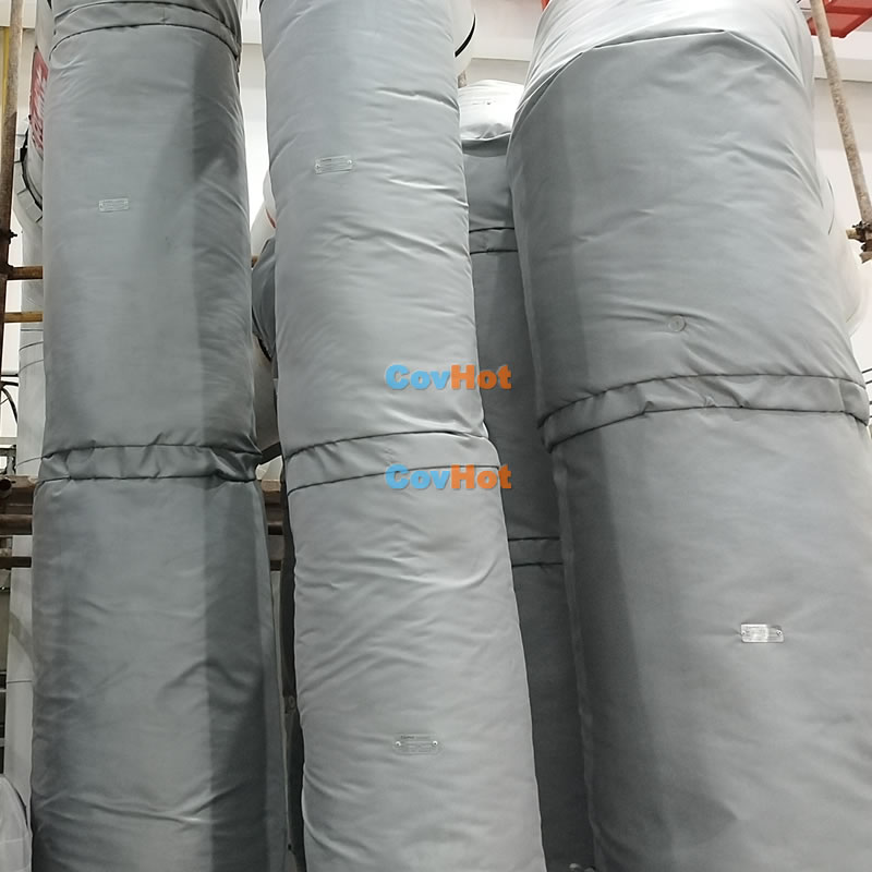 電廠汽輪機柔性可拆卸保溫衣/被/套 重復使用 模塊式方便拆裝
